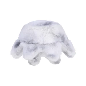 Furry Glo Sun Bucket Hat (Gloomy White)